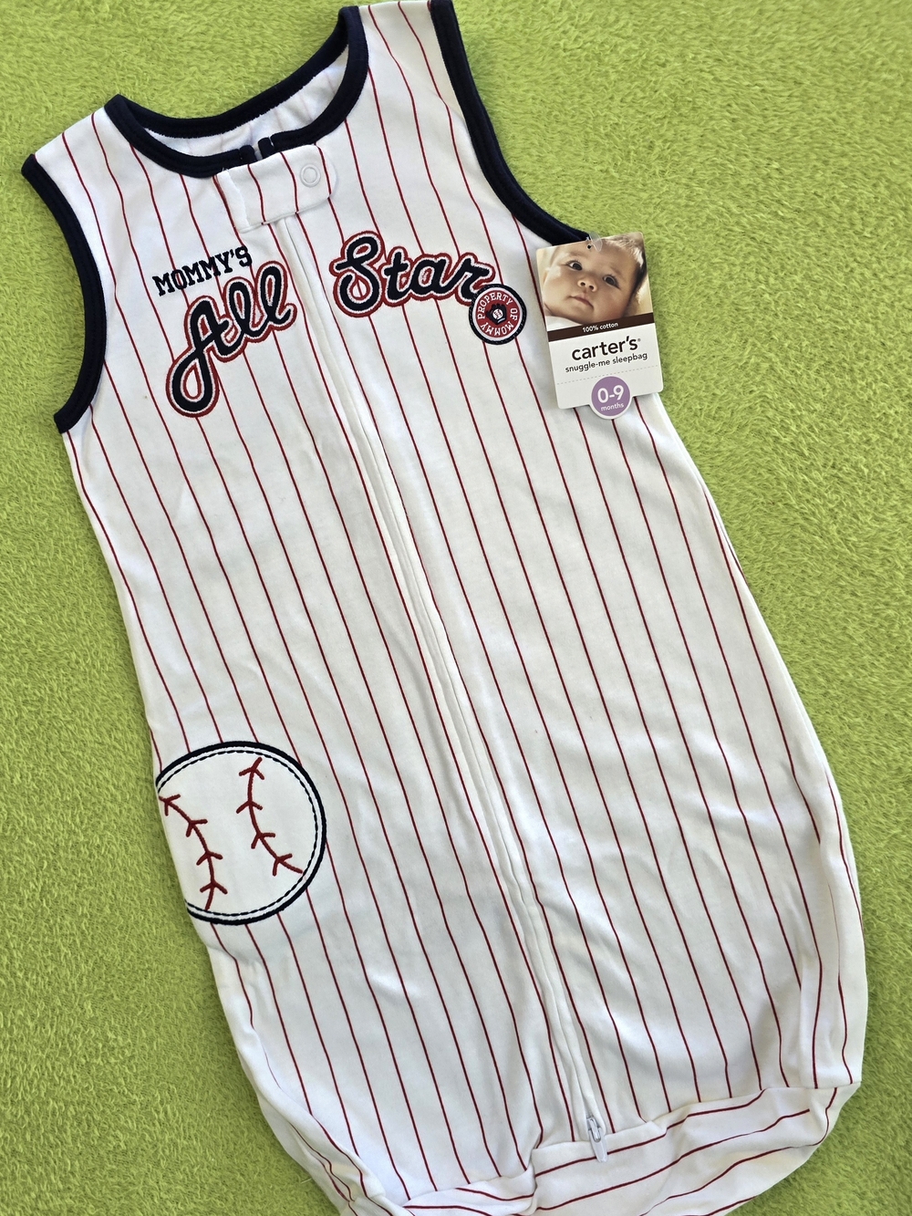HOLD 0-9 MONTHS -Baby BOYS - SLEEP SAK   Sleeveless COTTON - SLEEP BAG SACK (Q1)